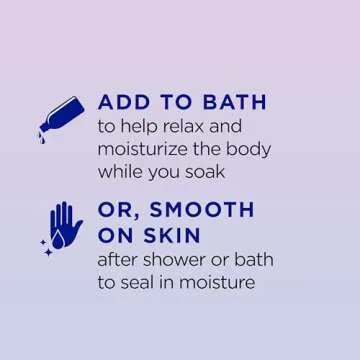 Dr Teal's Bath & Body Oil for Sleep | Lavender & Melatonin