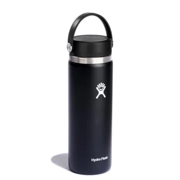 Hydro Flask Wide Mouth Black 20 Oz Insulated Bottle