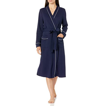Lightweight Waffle Full-Length Robe for Women