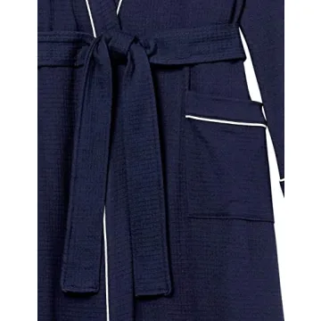 Lightweight Waffle Full-Length Robe for Women