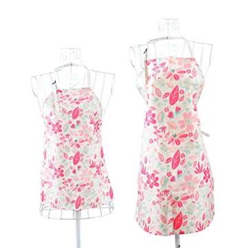 Matching Aprons Set for Kids and Adults Perfect for Cooking