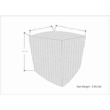 Stylish Simpli Home Square Woven Ottoman for Eco-Friendly Living