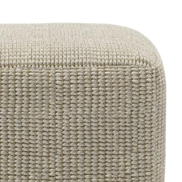 Stylish Simpli Home Square Woven Ottoman for Eco-Friendly Living