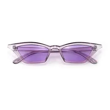 Trendy FEISEDY Small Cat Eye Sunglasses for Women