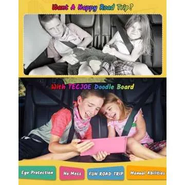 TECJOE 2 Pack Colorful LCD Writing Tablets for Kids