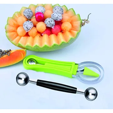 DIANCHU Melon Baller Scoop Set - 4-in-1 Kitchen Tool