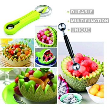 DIANCHU Melon Baller Scoop Set - 4-in-1 Kitchen Tool