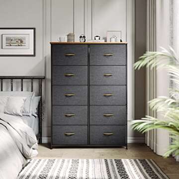 YITAHOME 10-Drawer Dresser - Stylish Storage Solution