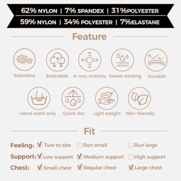 Athletic Aoxjox Long Sleeve Crop Top for Women