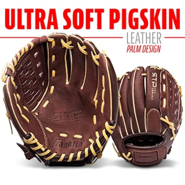 Franklin Sports Pro Baseball Glove Premium Pigskin 10 Inch