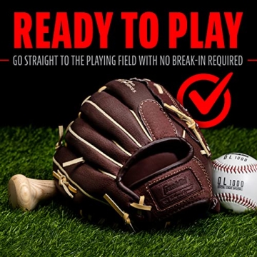 Franklin Sports Pro Baseball Glove Premium Pigskin 10 Inch