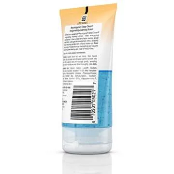 Neutrogena Deep Clean Invigorating Foaming Facial Scrub with Glycerin, Cooling & Exfoliating Gel Face Wash to Remove Dirt, Oil & Makeup, 4.2 fl. oz