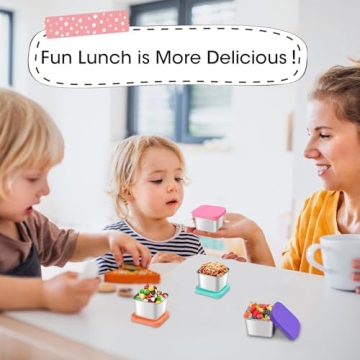 Haldane Mini Snack Containers for Kids, Leak-Proof and Easy to Clean