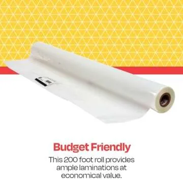 School Smart - 1277258 Laminating Film 1.5 Mil Roll - 25 inch x 200 Foot - 1 inch Core
