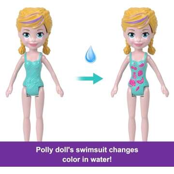 Magical Polly Pocket Unicorn Dream Cruise Playset for Kids