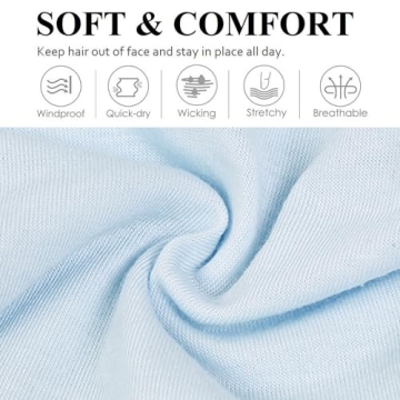 Huachi Comfortable Headbands for Women - Non Slip Style