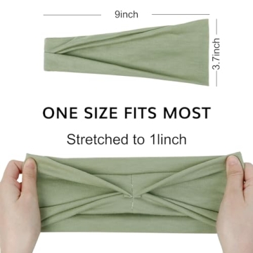 Huachi Comfortable Headbands for Women - Non Slip Style