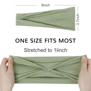 Huachi Comfortable Headbands for Women - Non Slip Style