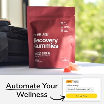 Recovery Gummies Hibiscus Cherry - 30 for Energy Boost