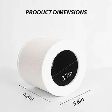 Core Mini-P Replacement Filter for LEVOIT Core Mini Air Purifier, High-Efficiency Activated Carbon, 3-in-1 HEPA, Part Core Mini-RF, 2 Pack