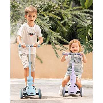 Mountalk Toddler Scooter - 3-Wheel Fun for Kids 1-6