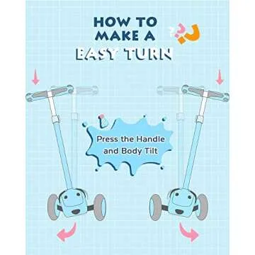 Mountalk Toddler Scooter - 3-Wheel Fun for Kids 1-6