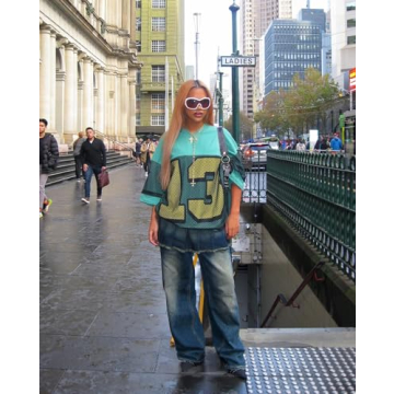 Oversized Trendy Wrap Sunglasses for Men Women