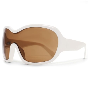 Oversized Trendy Wrap Sunglasses for Men Women
