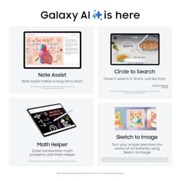 SAMSUNG Galaxy Tab S10+ 5G 12.4” 256GB, Android Tablet, (T-Mobile Network), Circle to Search, Big ...