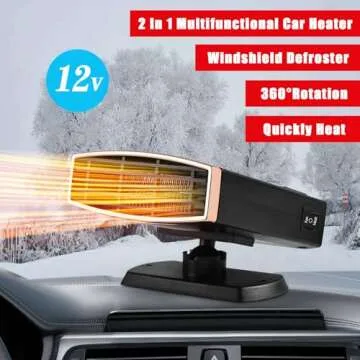 12V Portable Car Heater with Fast Heating and Defrosting