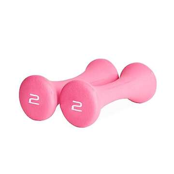 Tone Fitness 20 - Pound Hourglass Dumbbell Weight Set