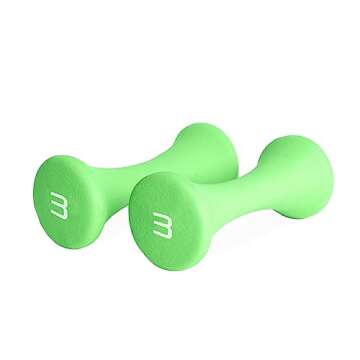 Tone Fitness 20 - Pound Hourglass Dumbbell Weight Set