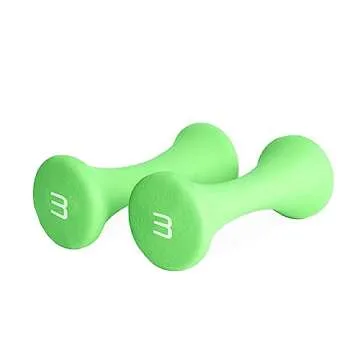 Tone Fitness 20 - Pound Hourglass Dumbbell Weight Set