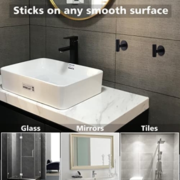 Bntuk Heavy Duty Adhesive Hooks for Towel Hanging