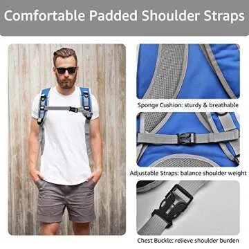Henkelion Cat Backpack Carrier Bubble Carrying Bag, Small Dog Backpack Carrier for Small Medium Dogs Cats, Space Capsule Pet Carrier Dog Hiking Backpack, Airline Approved Travel Carrier - Navy Blue