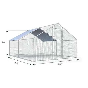 Durable Walk-in Chicken Coop with Waterproof Protection