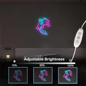 Enchanting Axolotl Neon Sign - Unique Wall Art for Home