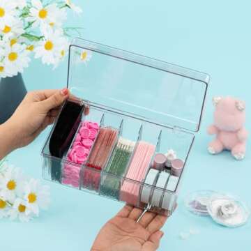 POCMKO Lash Extension Organizers and Storage, Lash Extension Supplies Organizer, Lash Cart Organizer...