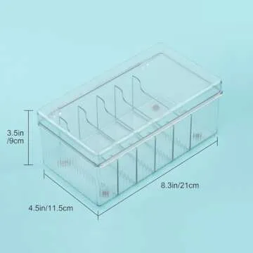 POCMKO Lash Extension Organizer with Transparent Design
