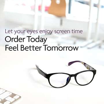 Prospek Lightweight Cat-Eye Blue Light Glasses for Women