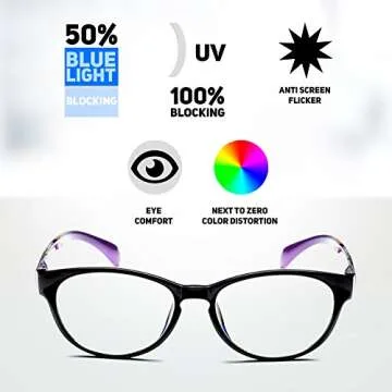 Prospek Lightweight Cat-Eye Blue Light Glasses for Women