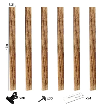 Stylish Aiyome 6 Wooden Photo Frames with Clips