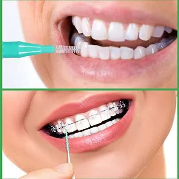 Patelai 350 Pieces Interdental Brush Tooth Floss Tooth Cleaning Tool Toothpick Dental Flossing Head Oral Flosser Soft Picks Refill Dental Flosser Toothpick Cleaners(Mixed Color)