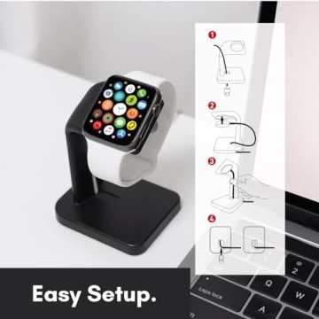 Macally Apple Watch Charger Stand for Series Ultra to 1