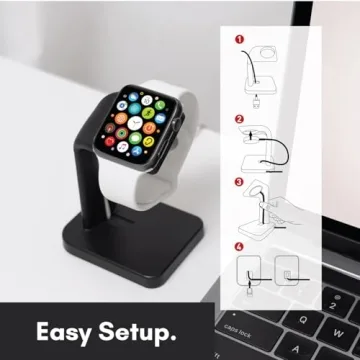 Macally Apple Watch Charger Stand for Series Ultra to 1