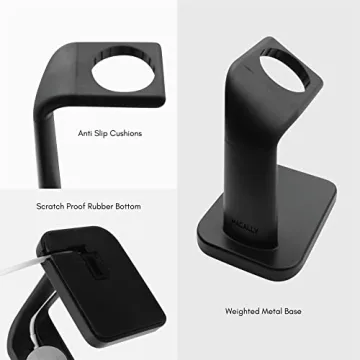 Macally Apple Watch Charger Stand for Series Ultra to 1