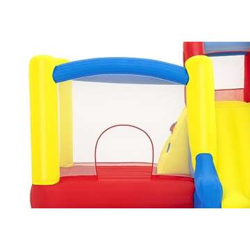 H2OGO! Slidetastic Mega Bouncer Bounce House (9' x 8'5" x 84") | for Indoor and Outdoor Play | Perfect for Kids Ages 3+