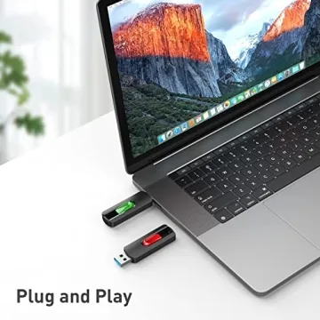 Aiibe 128GB Flash Drive 5 Pack - Colorful USB Drives