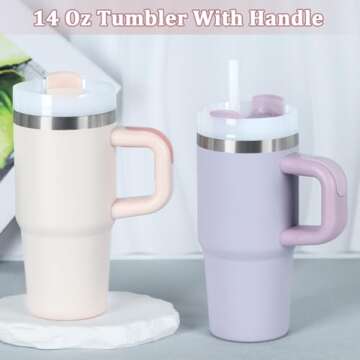 Muwnrol 14 Oz Tumbler - Stylish Insulated Drinkware