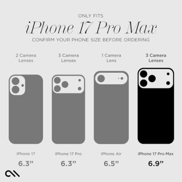 Case-Mate iPhone 17 Pro Max Case - Liquid Glitter with 12ft Drop Protection